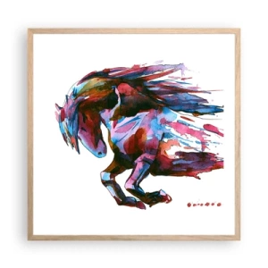 Poster în ramă de stejar deschis - În exaltare - 60x60 cm