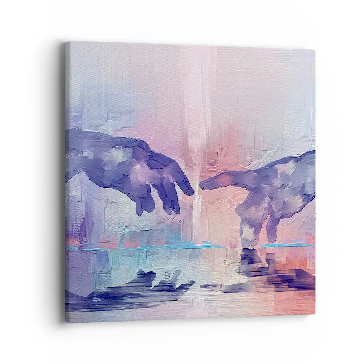 Tablou pe pânză - Scânteia divină a vieții - 40x40 cm