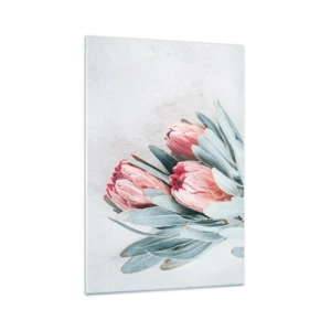 Tablou pe sticlă - Rușinate de propria lor frumusețe - 70x100 cm