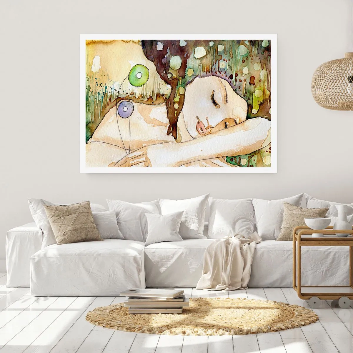 Poster - Visul violet smarald - 70x50 cm