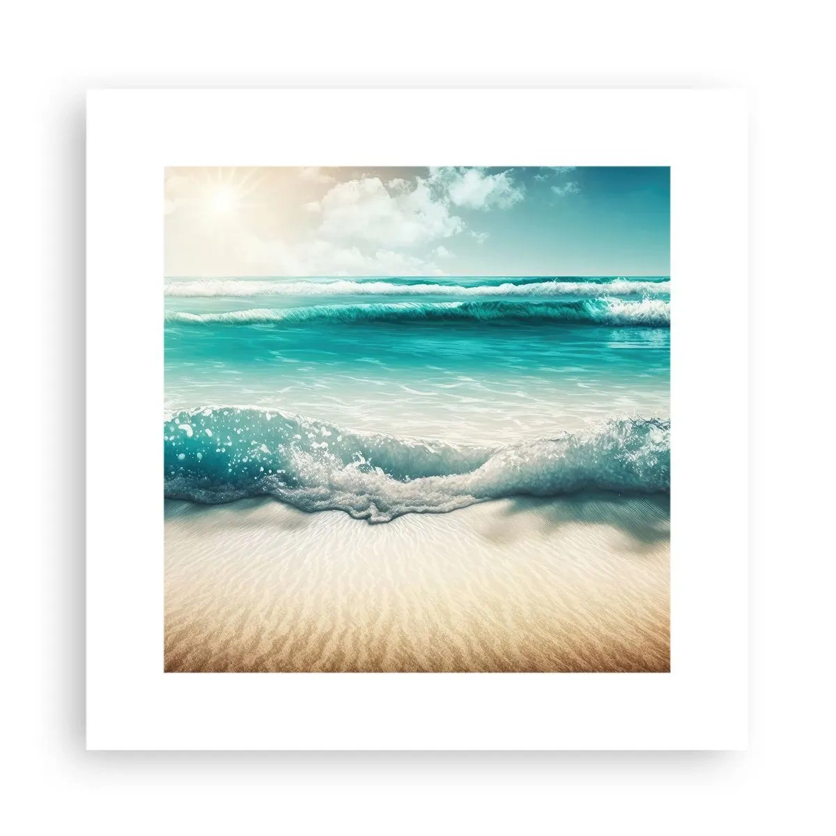 Poster - Calmul oceanului - 30x30 cm