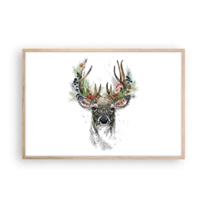 Poster în ramă de stejar deschis - În ținută festivă - 91x61 cm