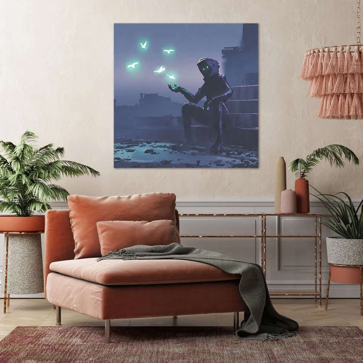 Tablou pe pânză - Viața se va întoarce - 40x40 cm