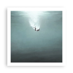 Poster - În îmbrățișarea oceanului - 60x60 cm