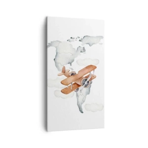 Tablou pe pânză - În spirit de pionierat - 45x80 cm