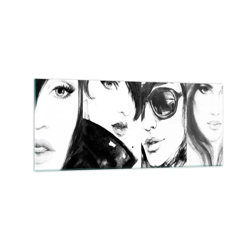 Tablou pe sticlă - Frumusețe înmulțită - 120x50 cm