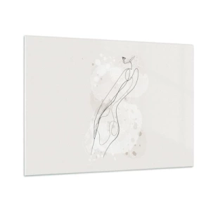 Tablou pe sticlă - Să rătăcești cu privirea - 100x70 cm