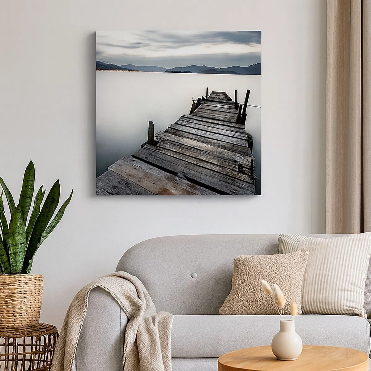 Tablou pe pânză - Scufundă-te în pace - 30x30 cm