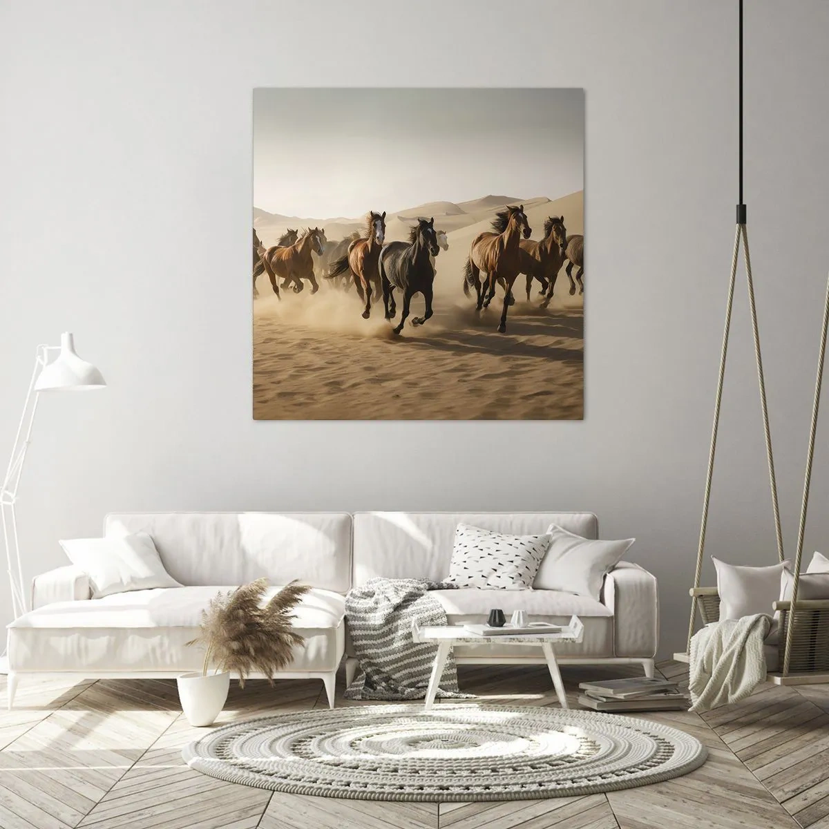 Tablou pe pânză - Liberi ca vântul - 50x50 cm