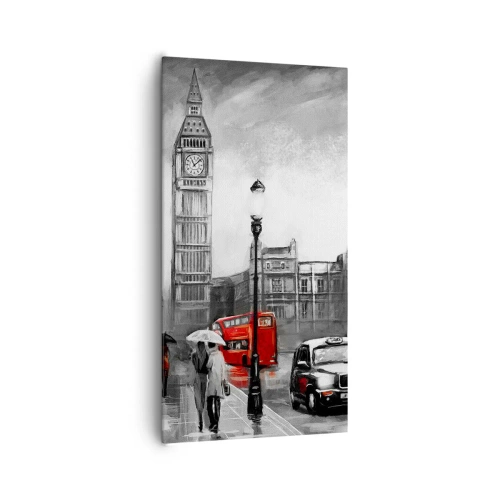 Tablou pe pânză - Nu este deloc un oraș gri - 65x120 cm