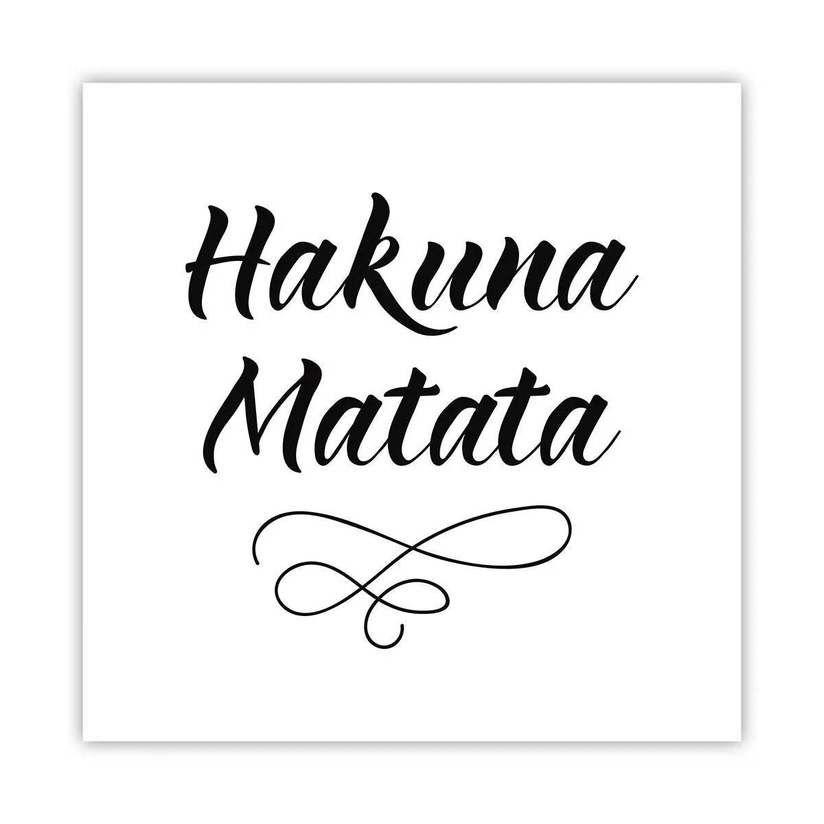 Poster - Cel mai bun sfat - 60x60 cm