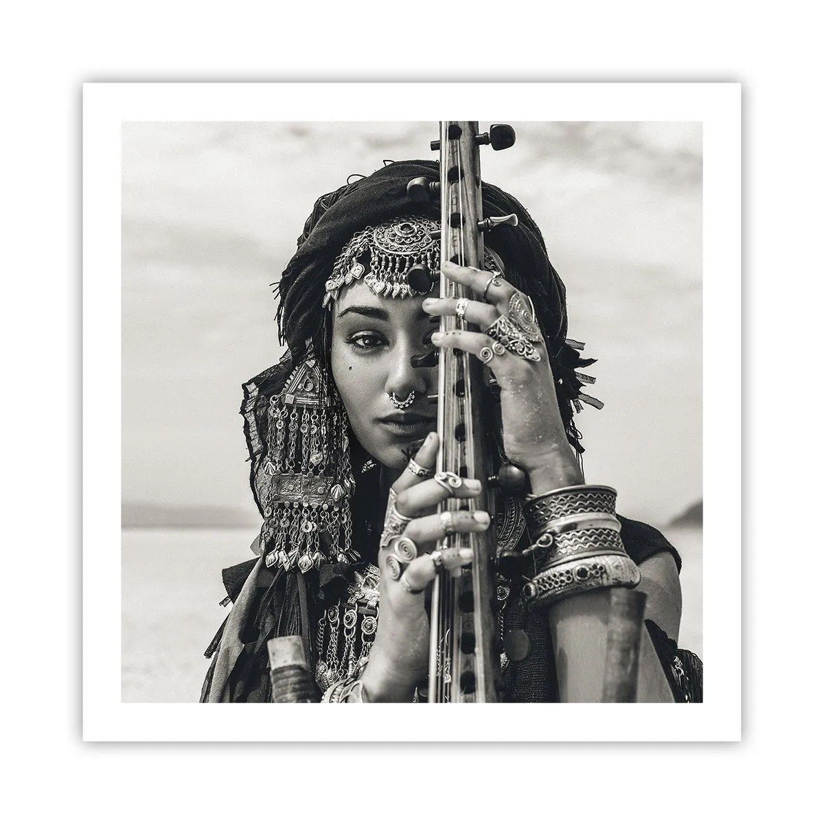 Poster - Muzica orientală în sine - 60x60 cm