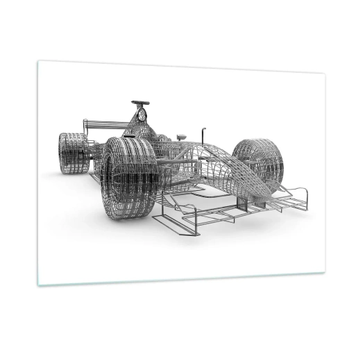 Tablou pe sticlă - Designul ideal - ideea de impuls - 120x80 cm