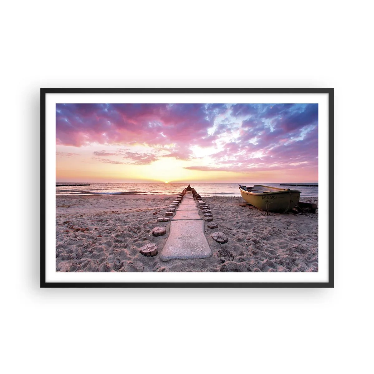 Poster în ramă neagră - Un moment de experiență profundă - 91x61 cm