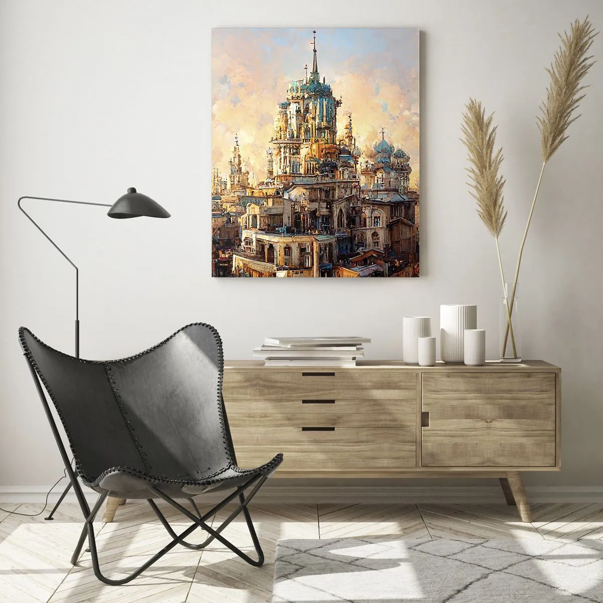 Tablou pe sticlă - Orașul tuturor orașelor - 50x70 cm