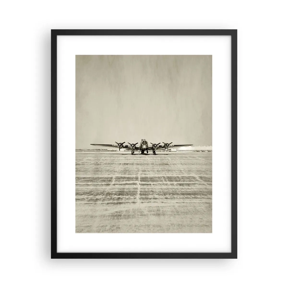 Poster în ramă neagră - Pregătit, ca întotdeauna - 40x50 cm