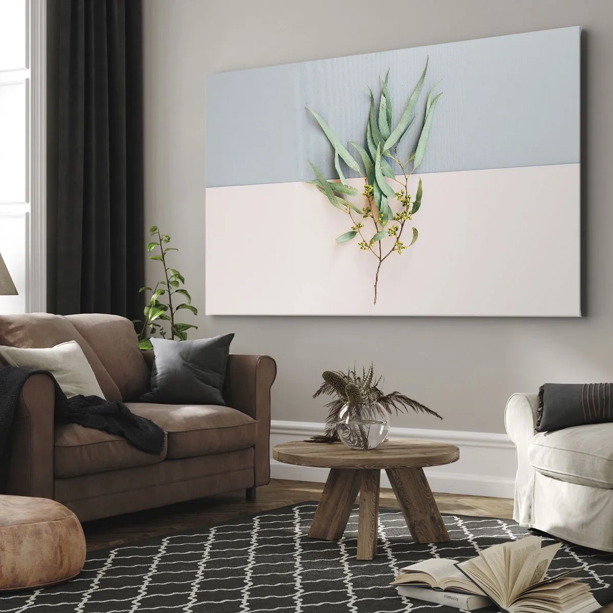 Tablou pe pânză - Subtilitate pastelată - 120x80 cm