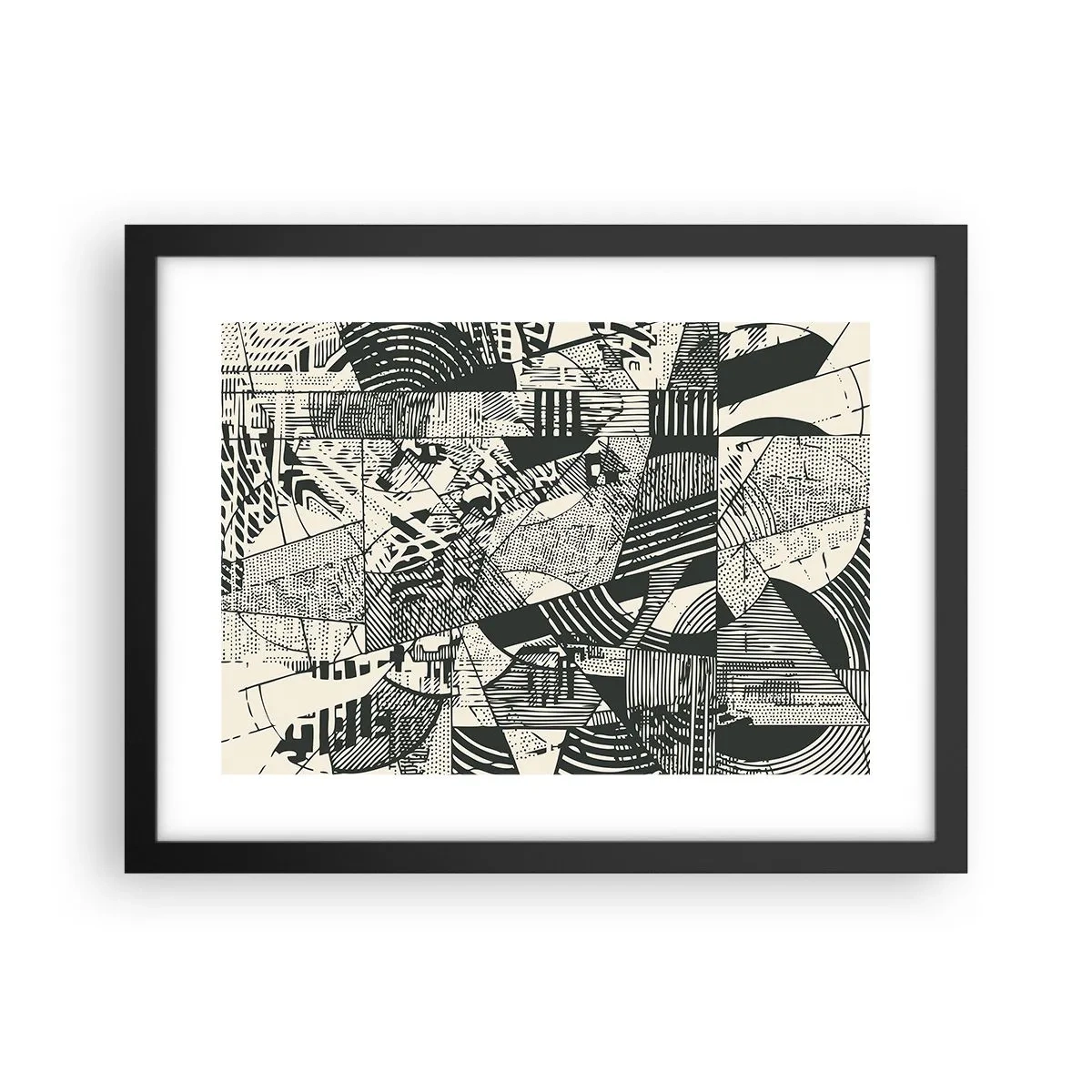 Poster în ramă neagră - Dinamica de astăzi - 40x30 cm