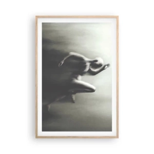 Poster în ramă de stejar deschis - De neoprit - 61x91 cm