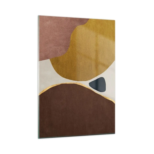 Tablou pe sticlă - Abstracție - un loc în spațiu - 50x70 cm