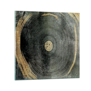 Tablou pe sticlă - Schimbare și persistență - 30x30 cm