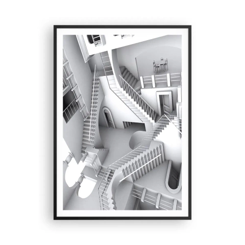 Poster în ramă neagră - Paradoxurile spațiului - 70x100 cm