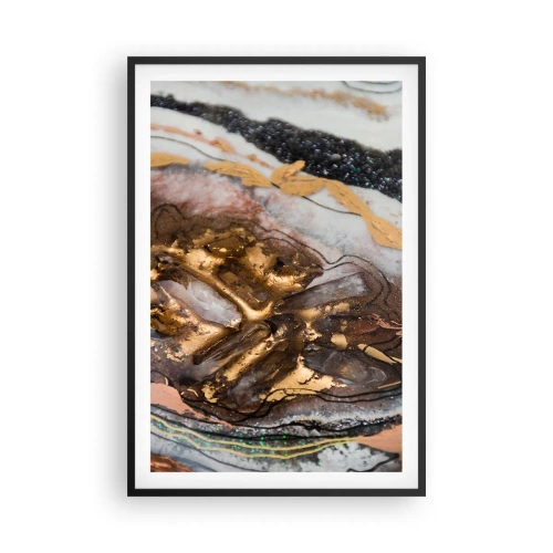 Poster în ramă neagră - Elementul pământ - 61x91 cm