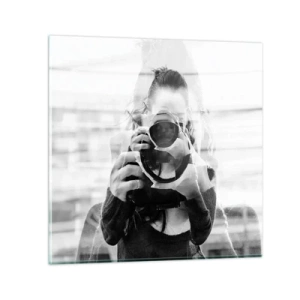 Tablou pe sticlă - Creator și material - 60x60 cm