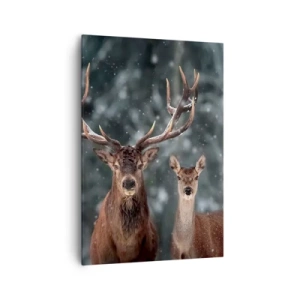 Tablou pe pânză - Stăpânul pădurii și soția sa - 70x100 cm