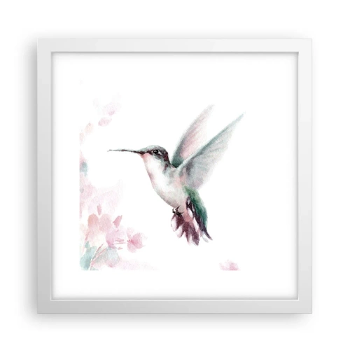 Poster în ramă albă - Oprit în mișcare - 30x30 cm