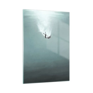 Tablou pe sticlă - În îmbrățișarea oceanului - 50x70 cm