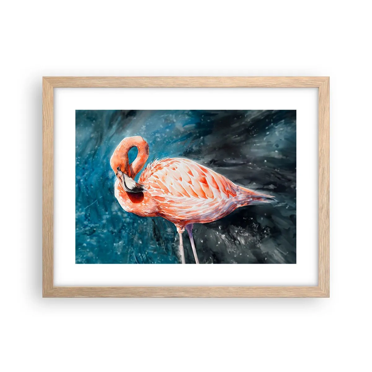 Poster în ramă de stejar deschis - Decorativ prin natură - 40x30 cm