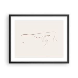 Poster în ramă neagră - Forma dorinței - 50x40 cm