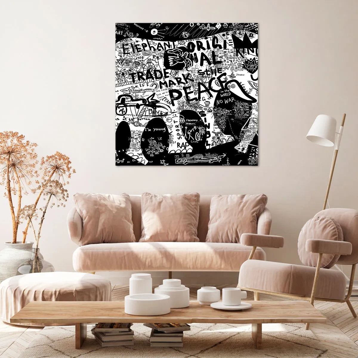 Tablou pe pânză - Lumea bogată a străzii - 70x70 cm