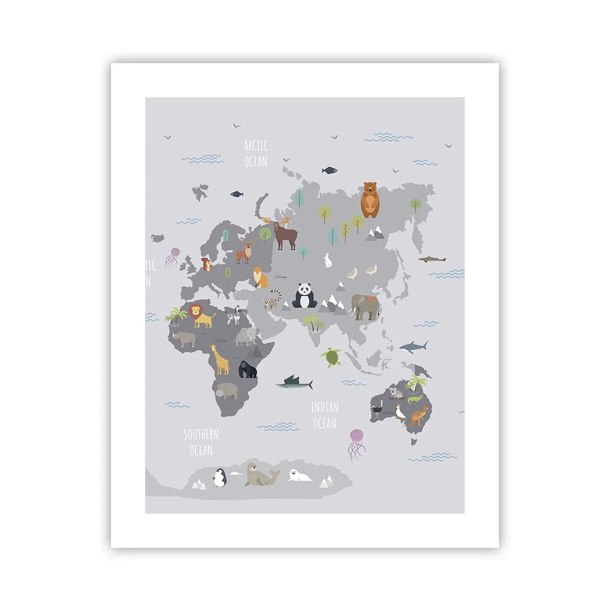 Poster - Spune-mi de unde ești... - 40x50 cm