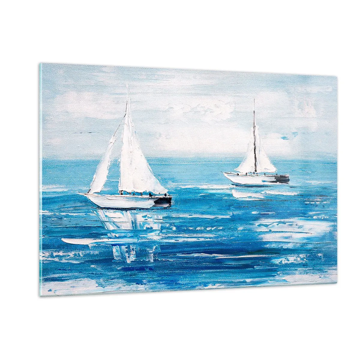 Tablou pe sticlă - Cu un prieten alături de tine - 120x80 cm