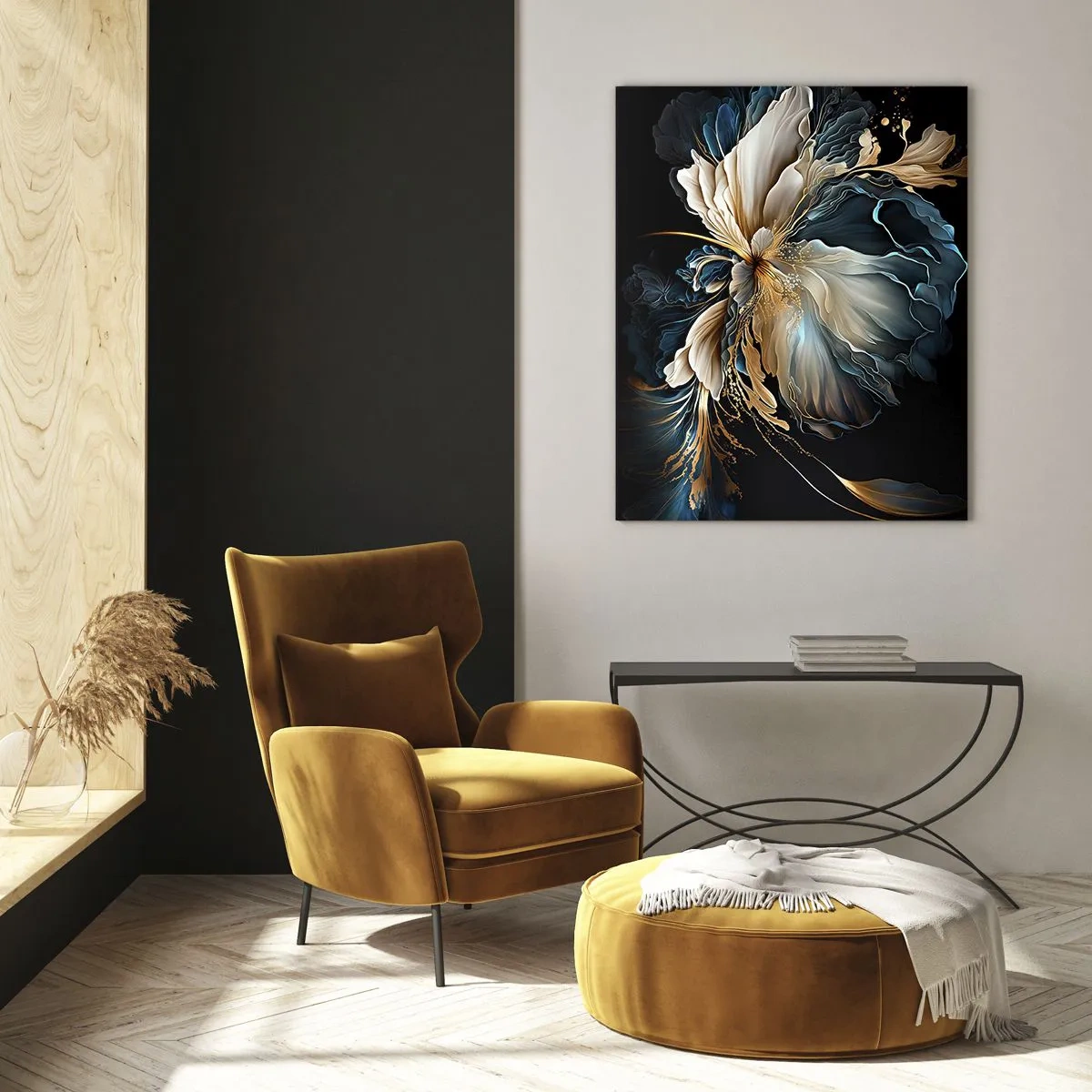 Tablou pe sticlă - Povestea unei flori de iubire - 50x70 cm