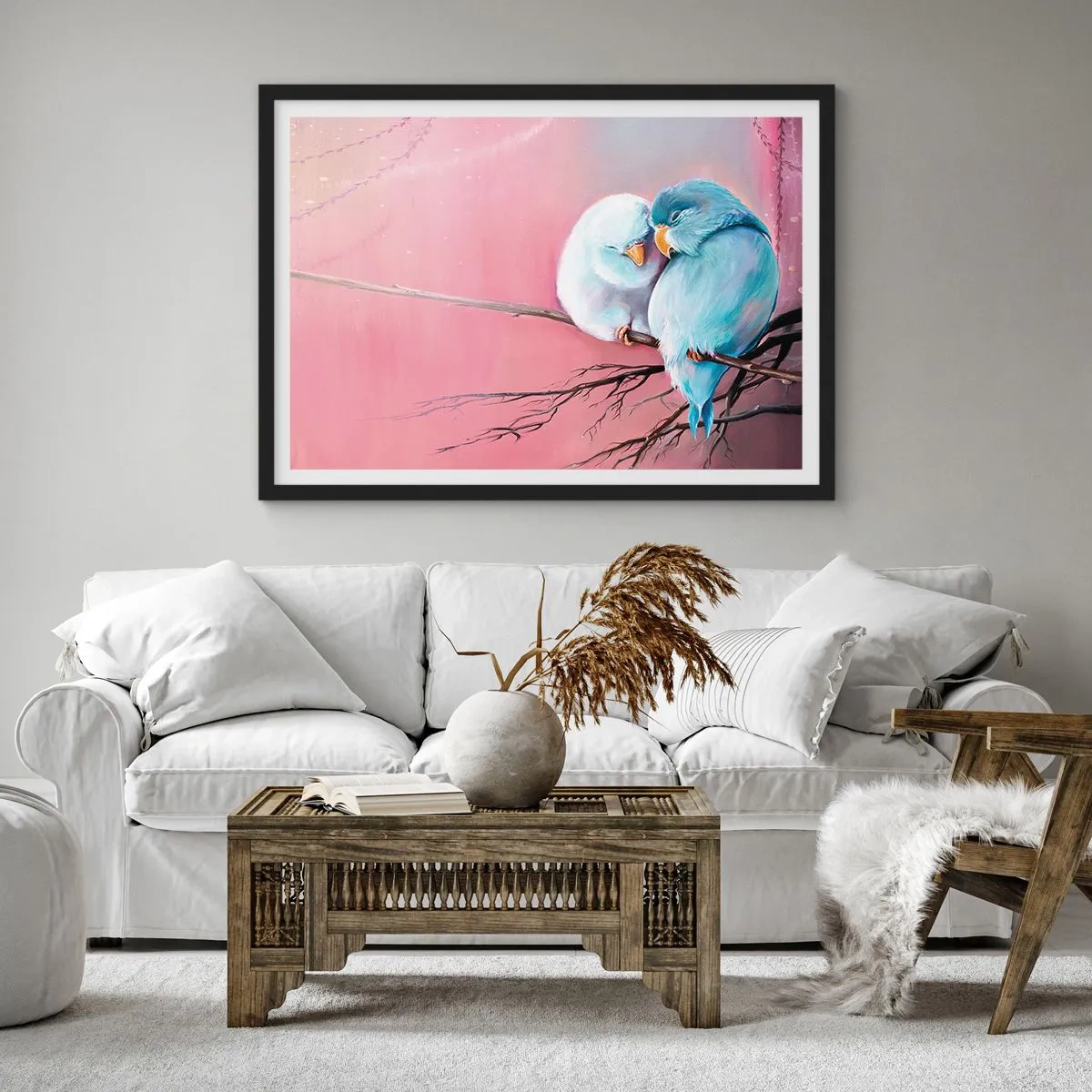 Poster în ramă neagră - Ce mai este de adăugat?... - 70x50 cm