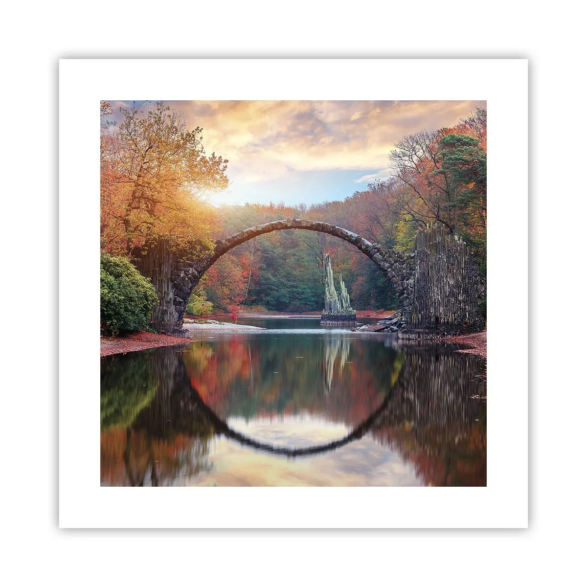 Poster - De cealaltă parte a oglinzii - 40x40 cm