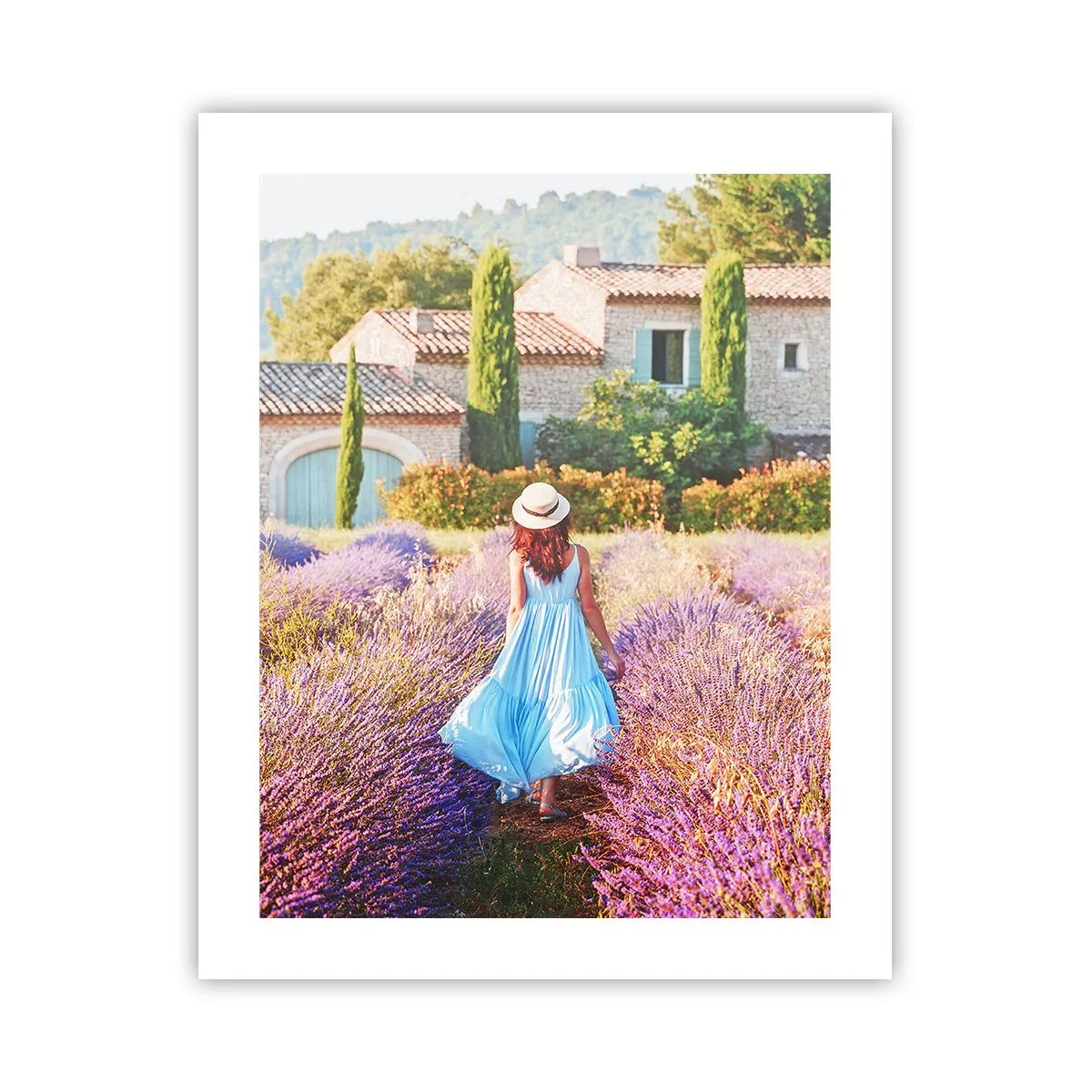 Poster - Fata de lavandă - 40x50 cm
