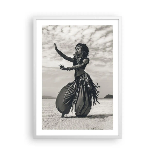 Poster în ramă albă - Dansul insulelor sudice - 50x70 cm