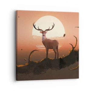 Tablou pe pânză - Această noapte este diferită de oricare alta - 40x40 cm