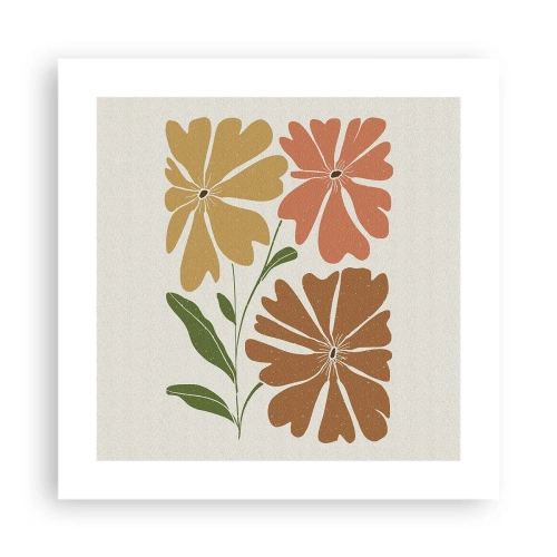 Poster - Natură și geometrie - 40x40 cm