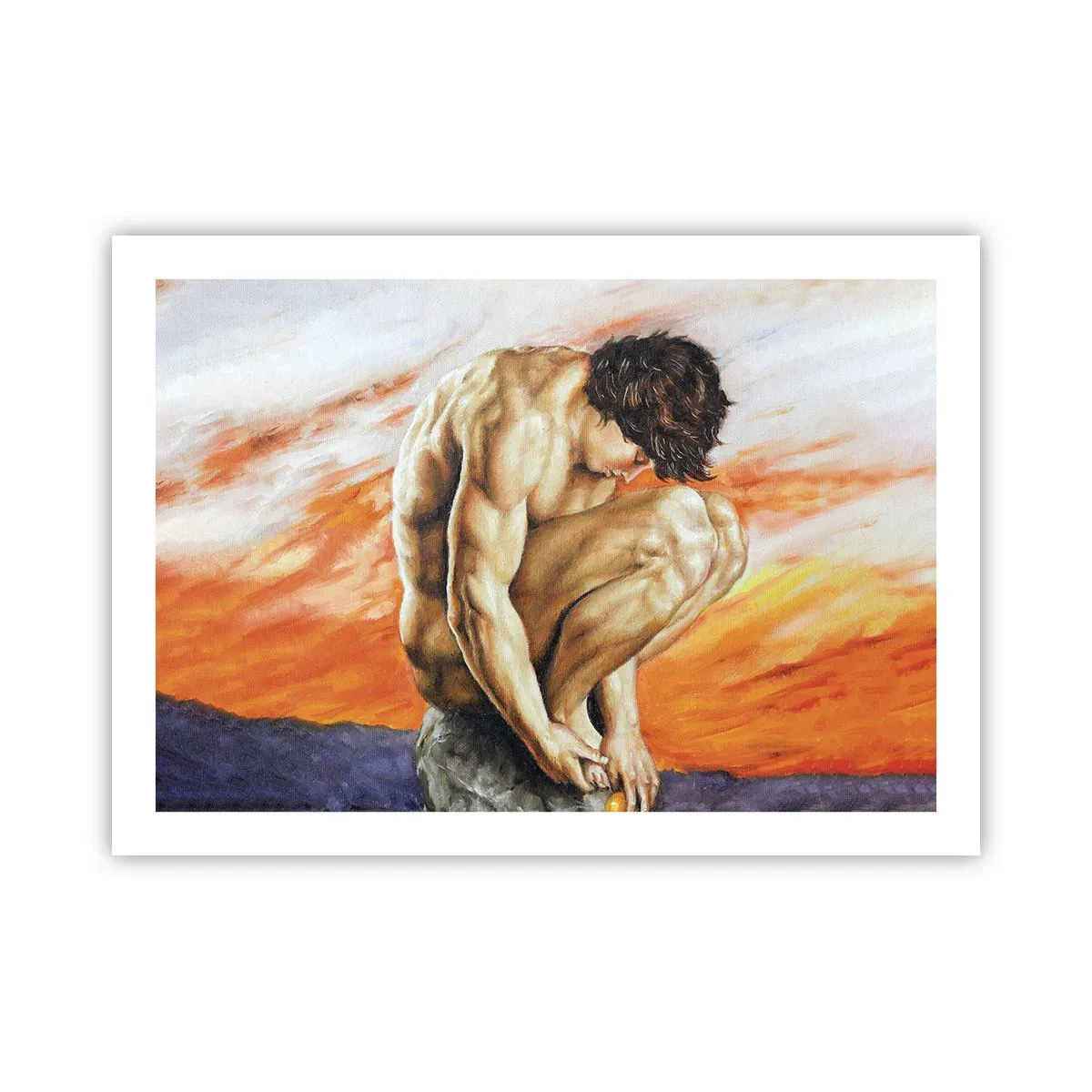 Poster - Ascultându-se pe sine - 70x50 cm