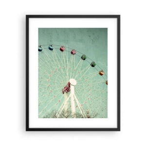 Poster în ramă neagră - Poftim la joacă - 40x50 cm