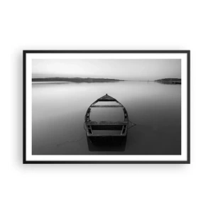 Poster în ramă neagră - Dor și melancolie - 91x61 cm