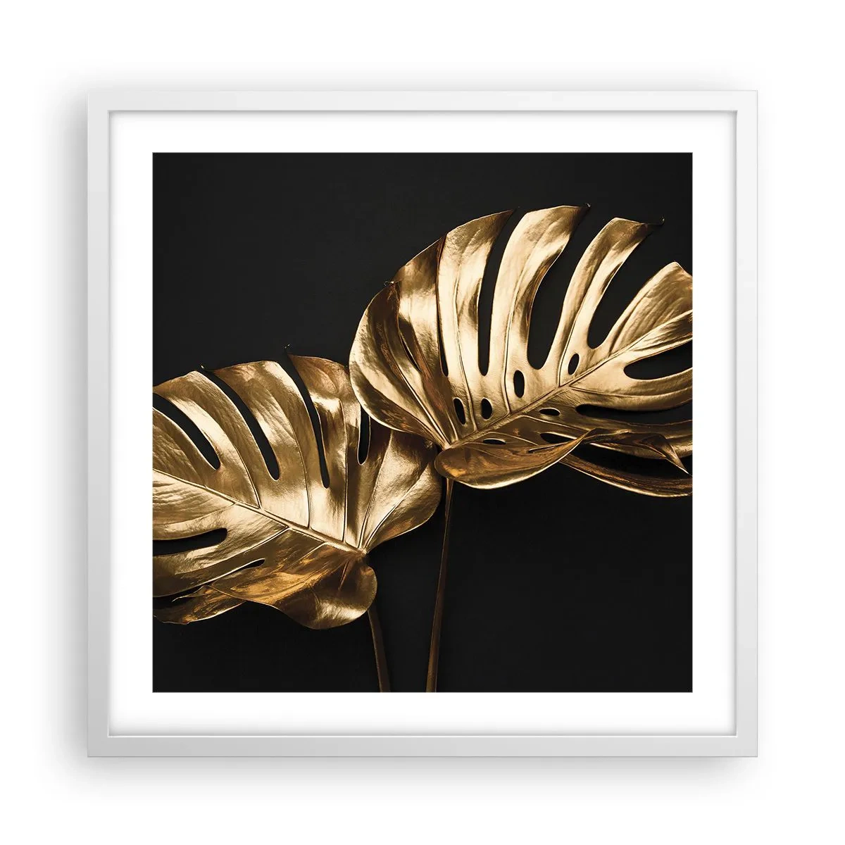 Poster în ramă albă - Comorile naturii - 50x50 cm