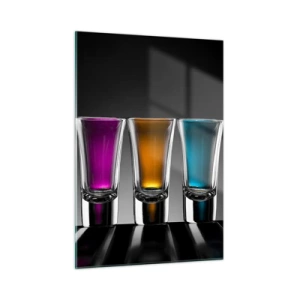 Tablou pe sticlă - Culori de bucurie - 50x70 cm