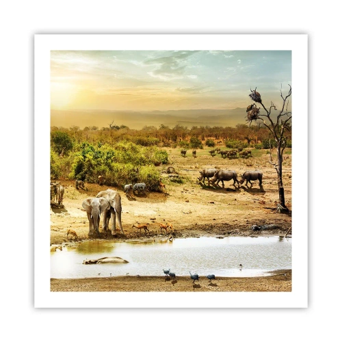 Poster - "Și din Eden curgea un râu..." - 60x60 cm