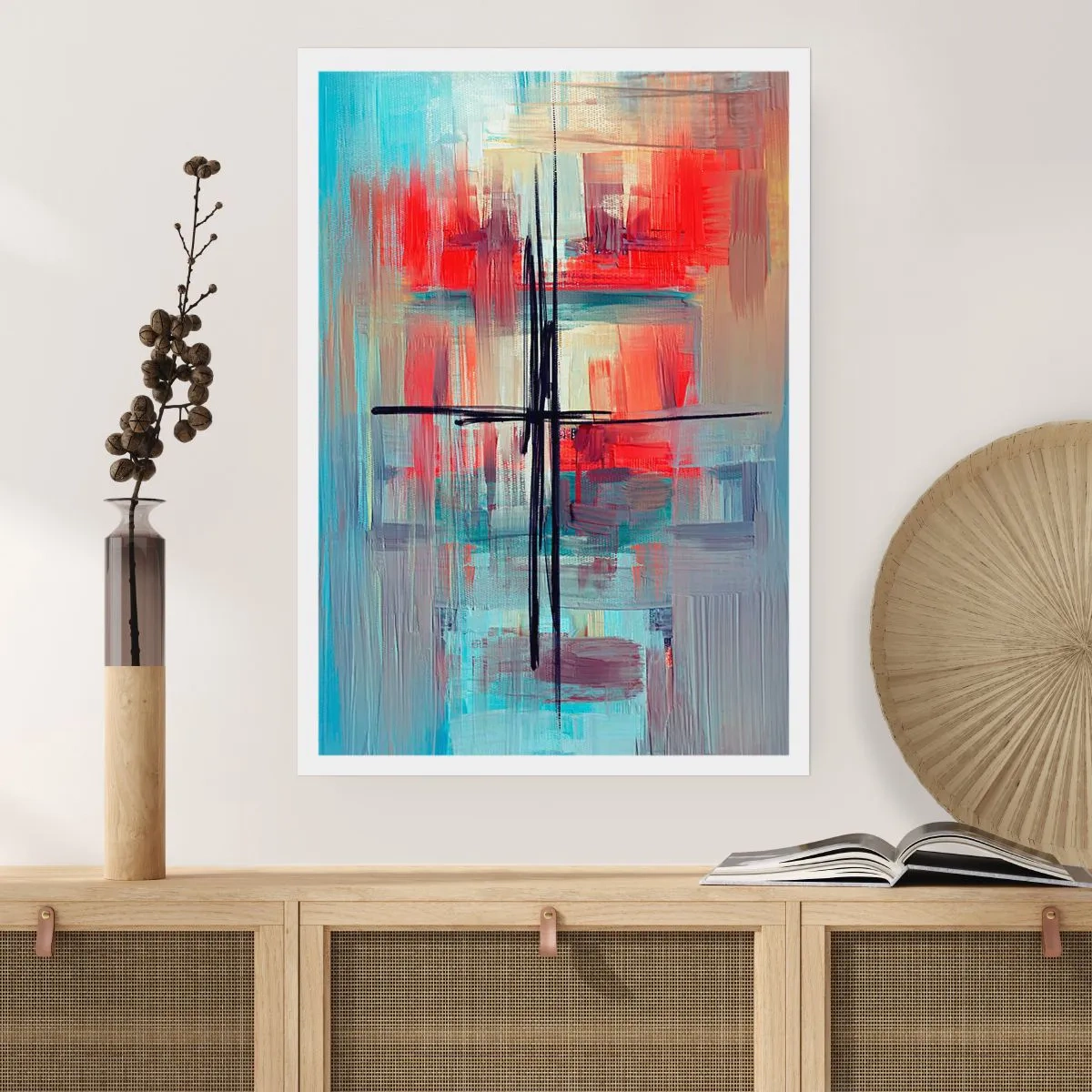 Poster - Peisaj dintr-o dimensiune necunoscută - 50x70 cm